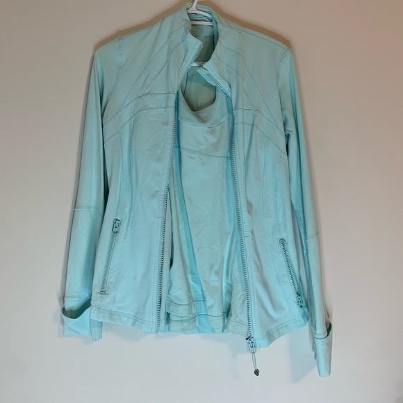 Lululemon teal set ( sweater and tank top) - Picture 13 of 13